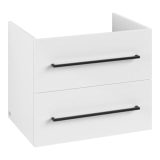 V&B Avento meuble sous-lavabo 63x51,4x48cm, 2 tiroirs, blanc brillant