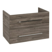 V&B Avento Meuble sous lavabo 78x51,4x48 cm, 2 tiroirs, wd, G vc gl., st. Oa