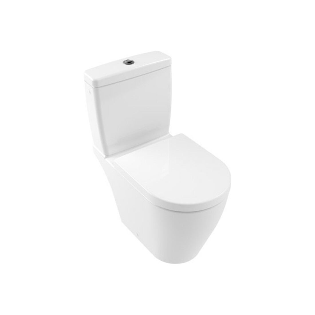 V&B AVENTO WC profond combiné 37x64 cm, DirectFlush, à poser, blanc
