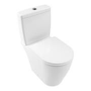 V&B AVENTO WC profond combiné 37x64 cm, DirectFlush, à poser, blanc-4