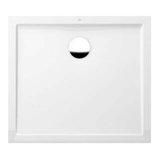 V&B Bac à douche FUTURION FLAT 100x80x1,7cm, blanc