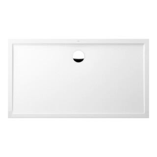 V&B Bac à douche FUTURION FLAT 160x90x1,7 cm, blanc
