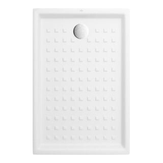 V&B Bac à douche O.NOVO 120x80x6 cm, blanc