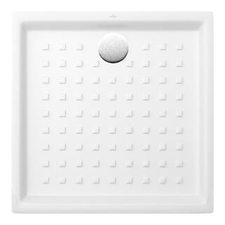 V&B Bac à douche O.NOVO 90x90x6cm, blanc