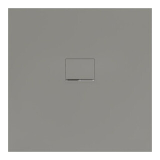 V&B Bac à douche Squaro Infinity 100x100x4 cm, gris, installation universelle
