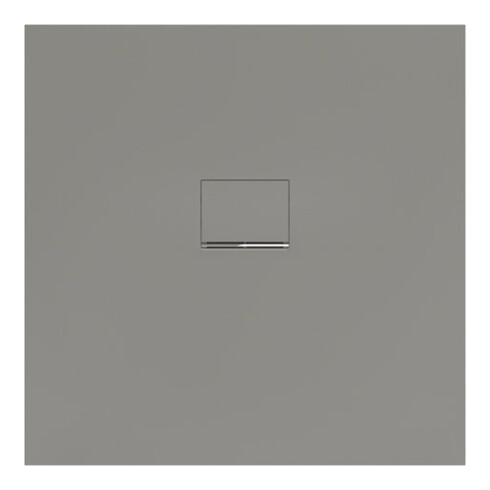 V&B Bac à douche Squaro Infinity 100x100x4 cm, gris, installation universelle