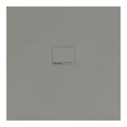 V&B Bac à douche Squaro Infinity 100x100x4 cm, gris, installation universelle