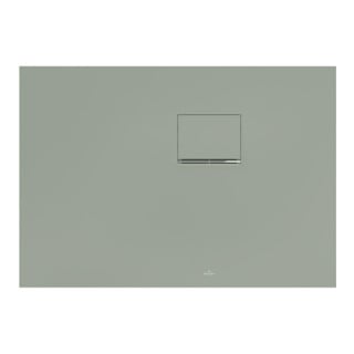 V&B Bac à douche Squaro Infinity 100x70x4cm, avec grille, installation d'angle droite face au mur