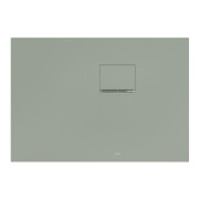 V&B Bac à douche Squaro Infinity 100x70x4cm, avec grille, installation d'angle droite face au mur