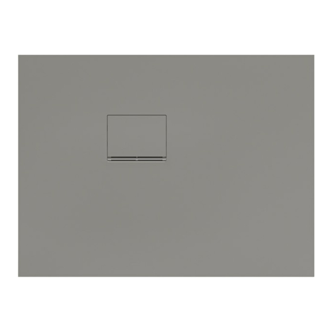 V&B Bac à douche Squaro Infinity 100x75x4cm, gris, angle installation gauche contre mur