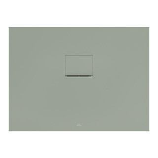 V&B Bac à douche Squaro Infinity 100x75x4cm, gris mat, surface f, installation encastrée