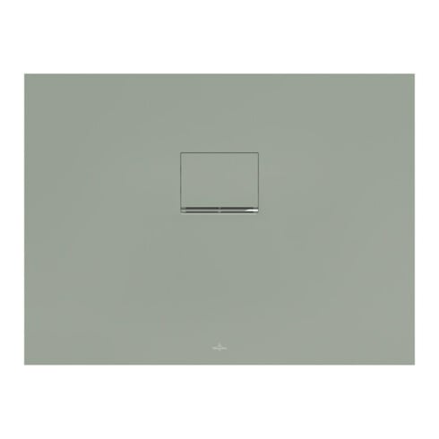 V&B Bac à douche Squaro Infinity 100x75x4cm, gris mat, surface f, installation encastrée