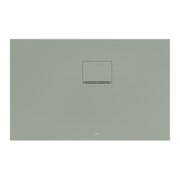 V&B Bac à douche Squaro Infinity 110x70x4cm, gris mat, installation angle r gg Wa