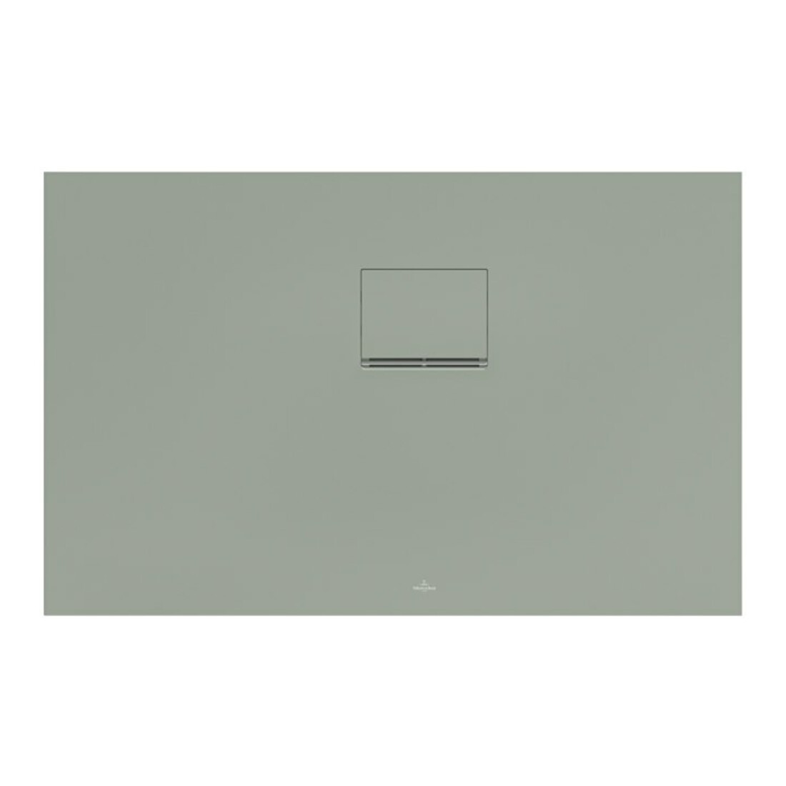 V&B Bac à douche Squaro Infinity 110x70x4cm, gris mat, installation angle r gg Wa