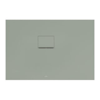 V&B Bac à douche Squaro Infinity 110x75x4 cm, gris mat, installation d'angle l gg Wa