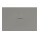 V&B Bac à douche Squaro Infinity 110x75x4cm, gris, angle encastré droite contre mur-1