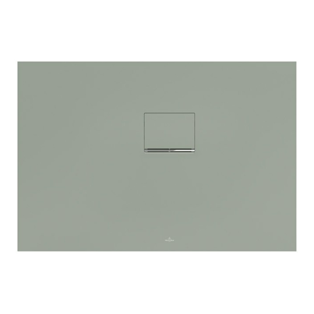 V&B Bac à douche Squaro Infinity 110x75x4cm, gris mat, installation d'angle droite contre mur