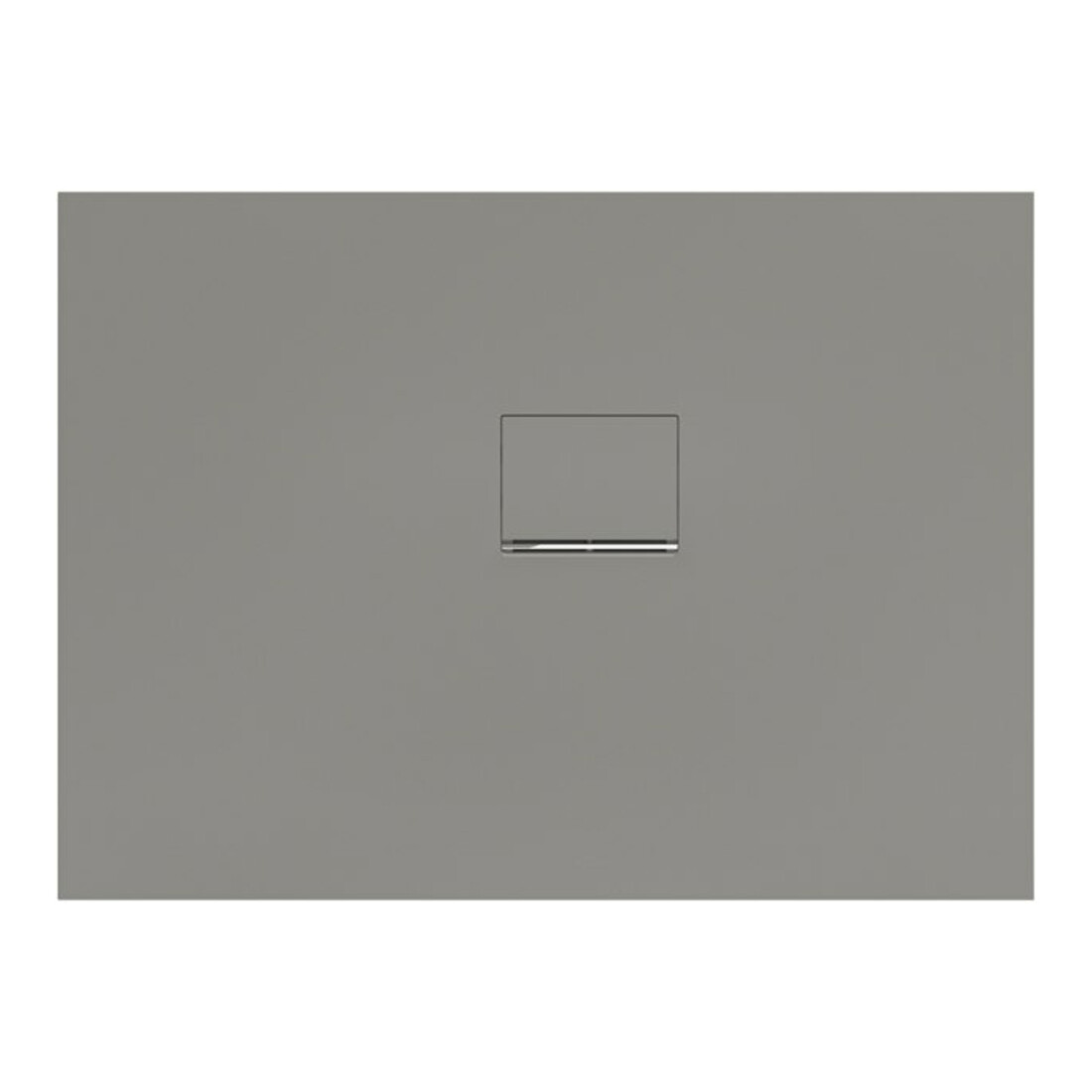 V&B Bac à douche Squaro Infinity 110x80x4cm, gris, angle installation à droite contre mur