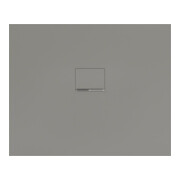 V&B Bac à douche Squaro Infinity 110x90x4 cm, gris, installation affleurante