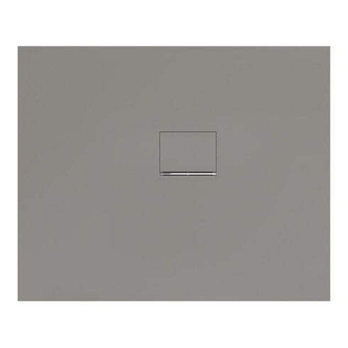 V&B Bac à douche Squaro Infinity 110x90x4 cm, gris, installation d'angle à droite contre le mur