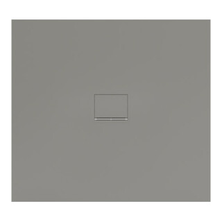 V&B Bac à douche Squaro Infinity 120x100x4 cm, gris, uni., coupe longue S.