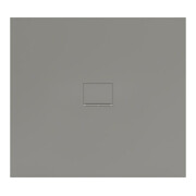 V&B Bac à douche Squaro Infinity 120x100x4 cm, gris, uni., coupe longue S.