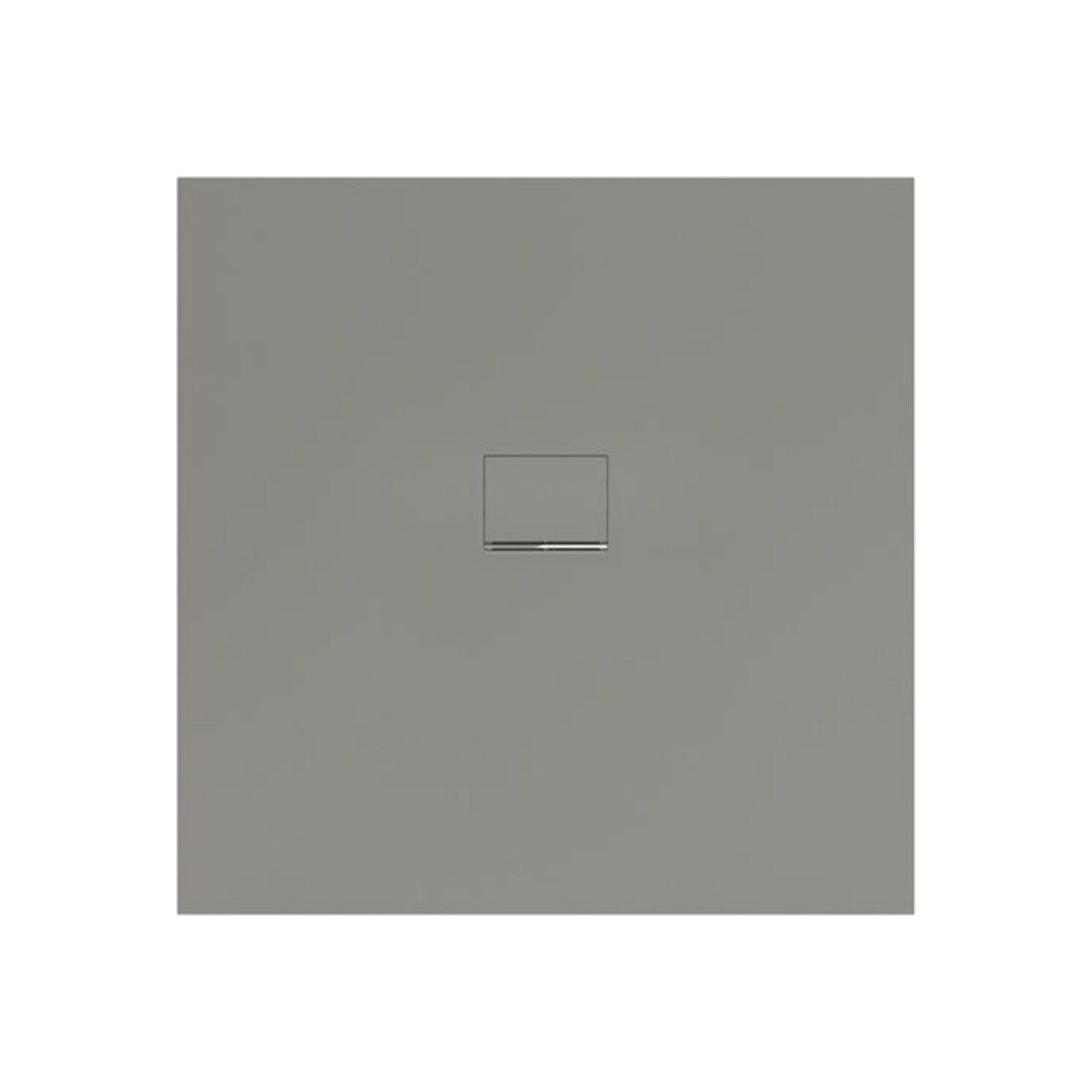 V&B Bac à douche Squaro Infinity 120x120x4 cm, gris, installation universelle