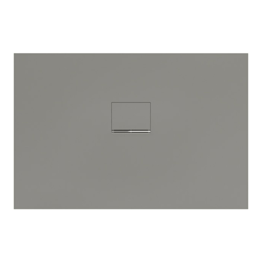 V&B Bac à douche Squaro Infinity 120x80x4cm, gris, installation universelle