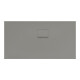 V&B Bac à douche Squaro Infinity 130x70x4cm, gris, angle encastré droit contre mur-1
