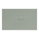 V&B Bac à douche Squaro Infinity 130x80x4 cm, gris mat, installation d'angle droite contre mur-1