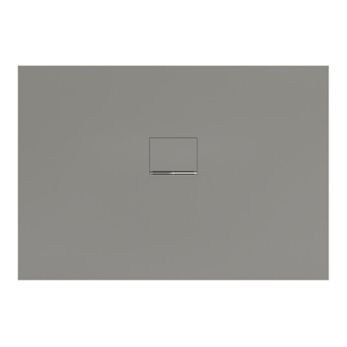 V&B Bac à douche Squaro Infinity 130x90x4cm, gris, installation affleurante