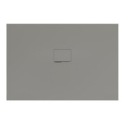 V&B Bac à douche Squaro Infinity 130x90x4cm, gris, installation affleurante