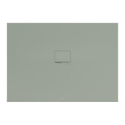 V&B Bac à douche Squaro Infinity 140x100x4cm, gris mat, surface plane, installation encastrée