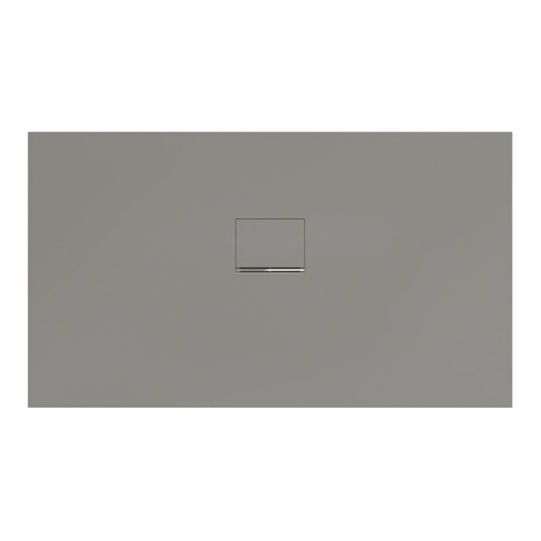 V&B Bac à douche Squaro Infinity 140x80x4 cm, gris, installation universelle