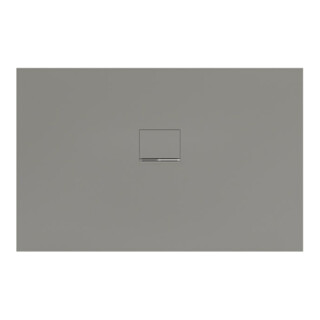 V&B Bac à douche Squaro Infinity 140x90x4cm, gris, installation en surface