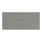V&B Bac à douche Squaro Infinity 150x70x4 cm, gris, installation affleurante