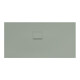 V&B Bac à douche Squaro Infinity 150x75x4cm, gris matin, angle encastré l gg H-1