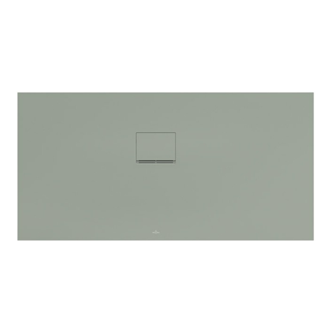 V&B Bac à douche Squaro Infinity 150x75x4cm, gris matin, angle encastré l gg H