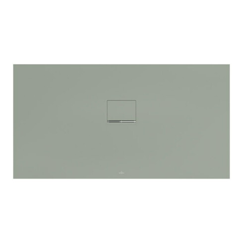 V&B Bac à douche Squaro Infinity 150x80x4 cm, gris mat, surface f, installation encastrée