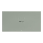 V&B Bac à douche Squaro Infinity 150x80x4 cm, gris mat, surface f, installation encastrée