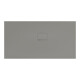 V&B Bac à douche Squaro Infinity 150x80x4cm, gris, angle encastré droit contre mur-1