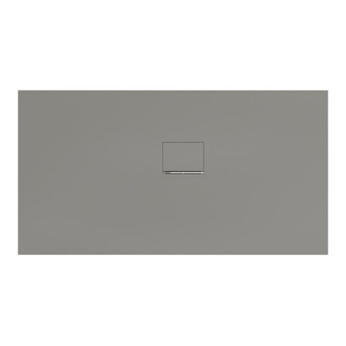 V&B Bac à douche Squaro Infinity 150x80x4cm, gris, angle encastré droit contre mur