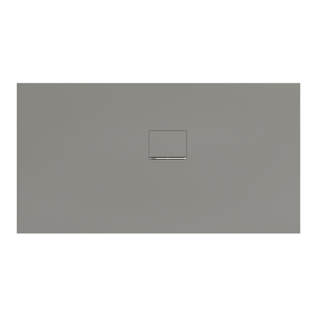 V&B Bac à douche Squaro Infinity 150x80x4cm, gris, angle encastré droit contre mur
