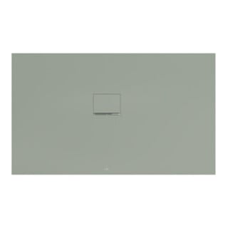 V&B Bac à douche Squaro Infinity 150x90x4cm, gris mat, angle encastré l gg Wa