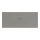 V&B Bac à douche Squaro Infinity 160x70x4 cm, gris, uni, coupé long. S.-1