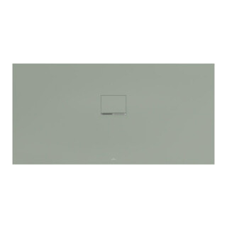 V&B Bac à douche Squaro Infinity 160x80x4cm, gris mat, uni, encastrable