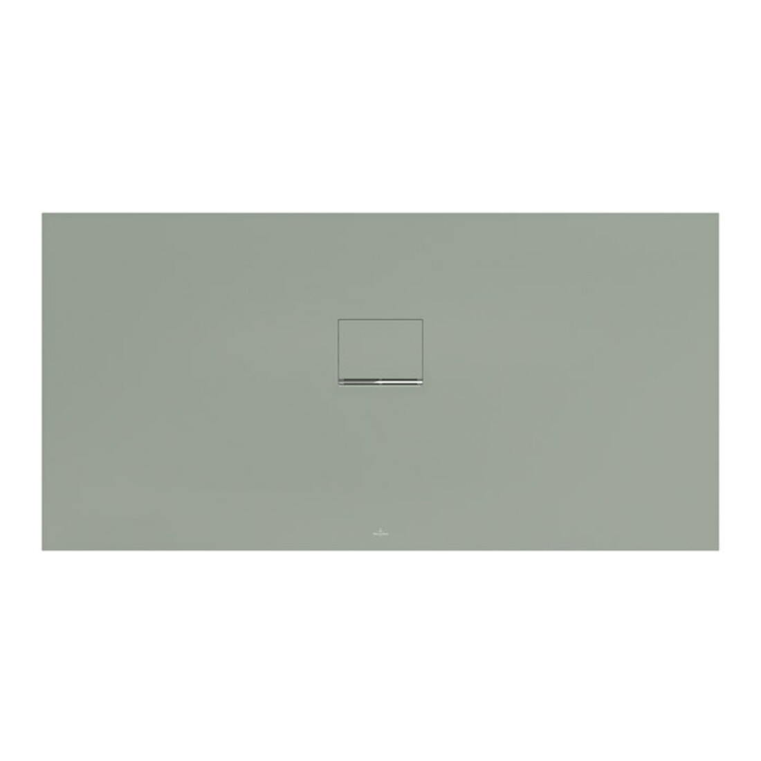 V&B Bac à douche Squaro Infinity 160x80x4cm, gris mat, uni, encastrable
