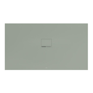 V&B Bac à douche Squaro Infinity 160x90x4cm, gris mat, uni, encastrable