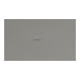 V&B Bac à douche Squaro Infinity 170x100x4cm, gris, angle encastré gauche contre mur-1