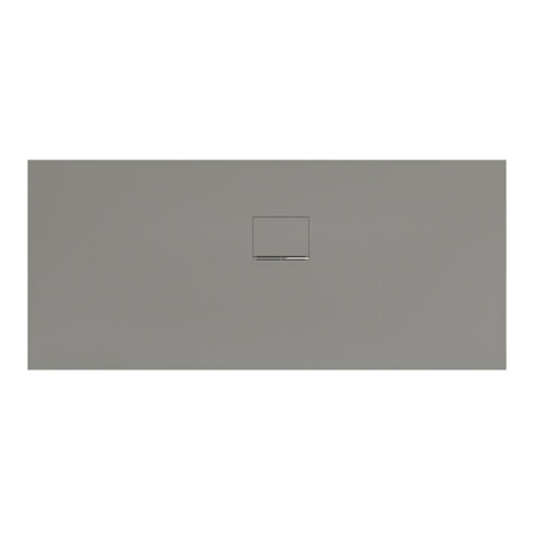 V&B Bac à douche Squaro Infinity 170x75x4cm, gris, angle installation droite contre mur